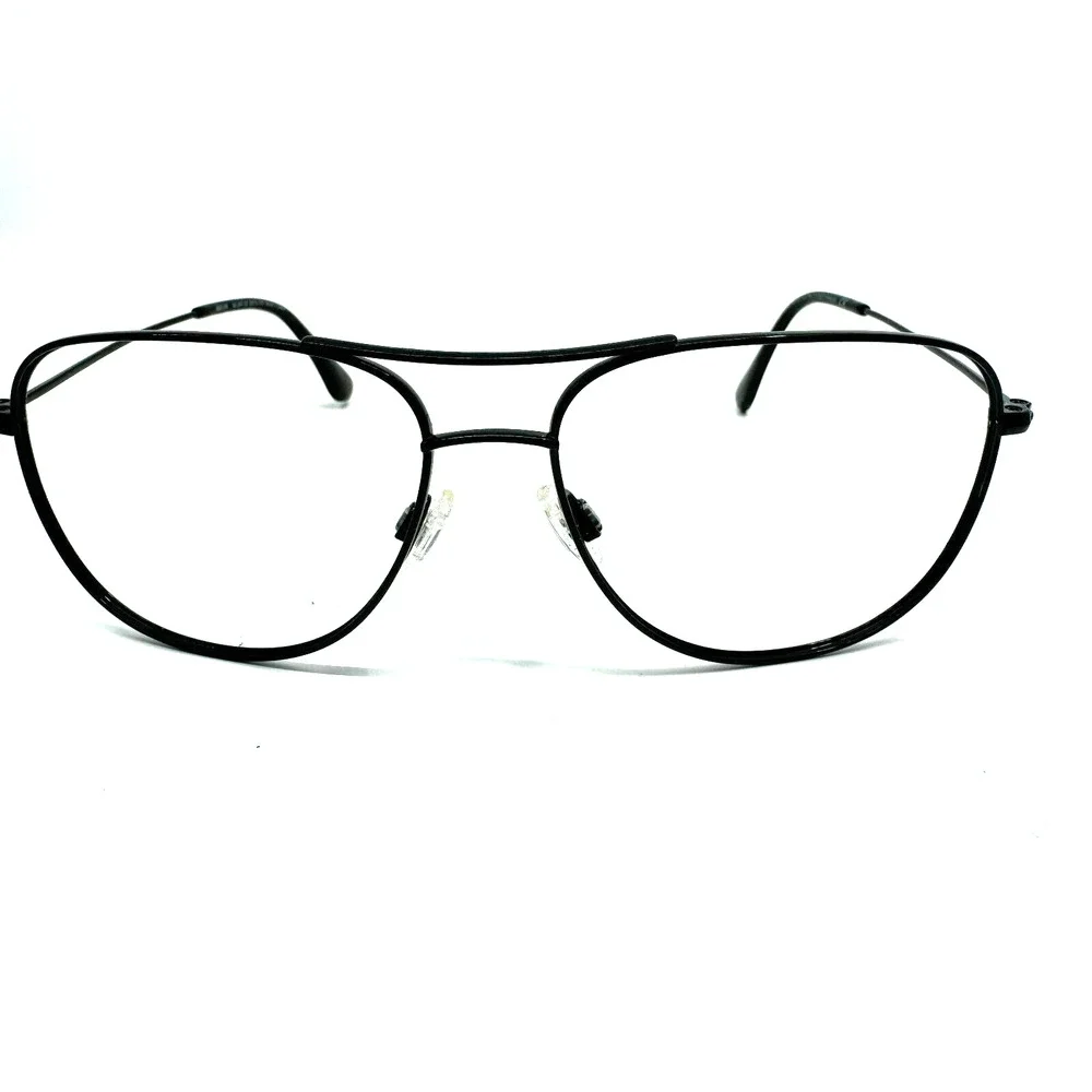 Maui Jim CliffHouse MJ-247-02 Titanium Black‎ Aviator Sunglasses Frames H10394